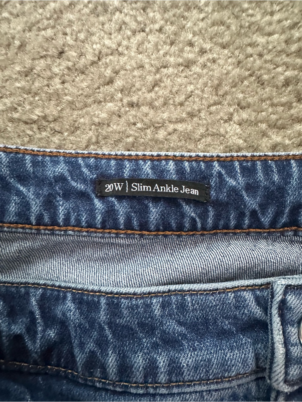Talbots Crystal Embellished Slim Ankle Jeans – 20W - Picture 6 of 9